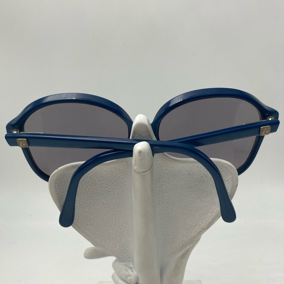 Vintage Liberty 287 Blue Oversized Oval Sunglasses - Picture 4 of 7